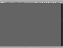 Tablet Screenshot of mccleandesign.com